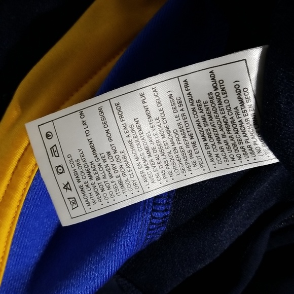 Vintage Nike Spellout Men's Sweater Top / Sz M / Dark blue, medium blue,… - Picture 9 of 17